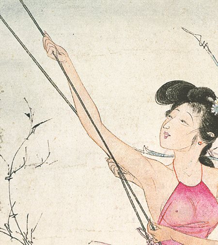 汝阳-胡也佛的仕女画和最知名的金瓶梅秘戏图